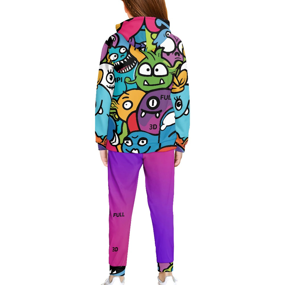 Conjunto de Chándal | Juvenil Unisex FLIPI FULL 3D Comodidad Irrefutable.