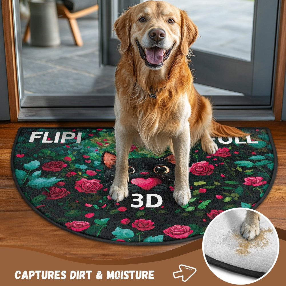 Alfombra Semicircular | Estilo Moderno FLIPI FULL 3D.