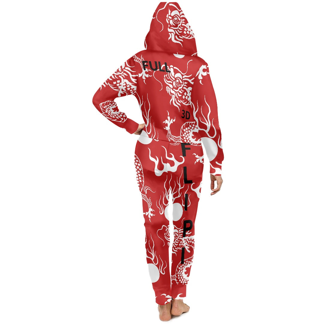 Mono Largo con Capucha Unixes FLIPI FULL 3D | Moda Térmica 2025.