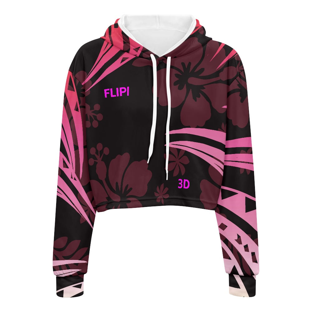 Sudadera Corta con Capucha FLIPI FULL 3D | Moda Estadounidense.