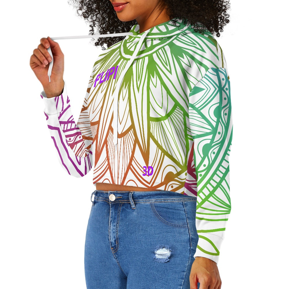 Sudadera Corta con Capucha FLIPI FULL 3D | Moda Estadounidense.