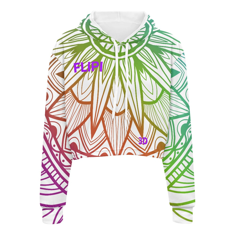 Sudadera Corta con Capucha FLIPI FULL 3D | Moda Estadounidense.