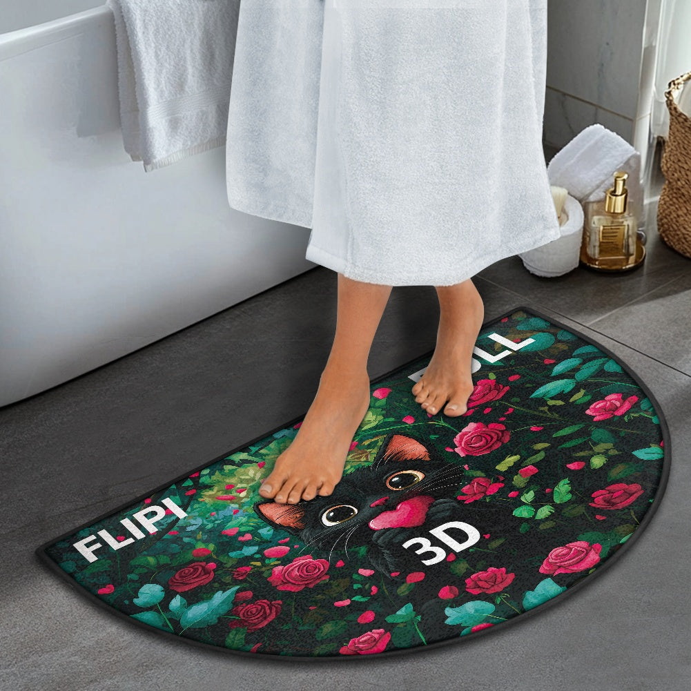Alfombra Semicircular | Estilo Moderno FLIPI FULL 3D.