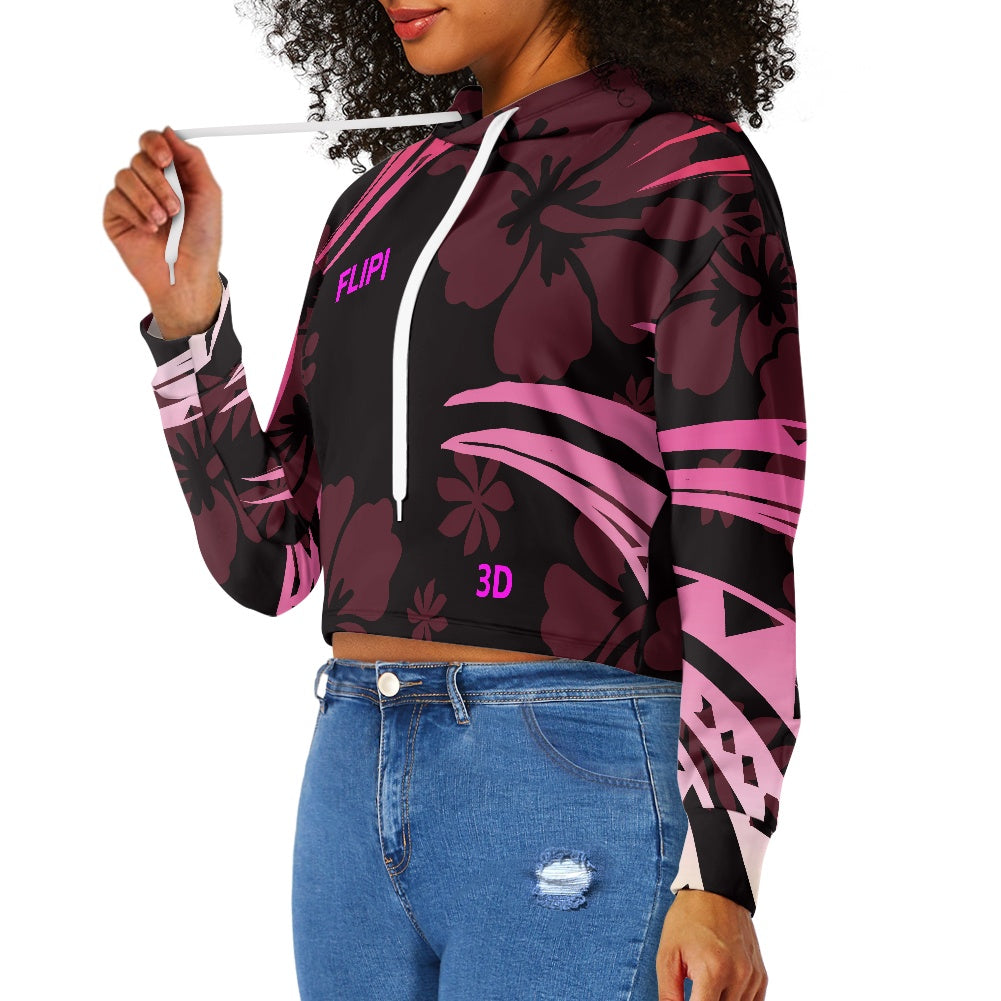 Sudadera Corta con Capucha FLIPI FULL 3D | Moda Estadounidense.