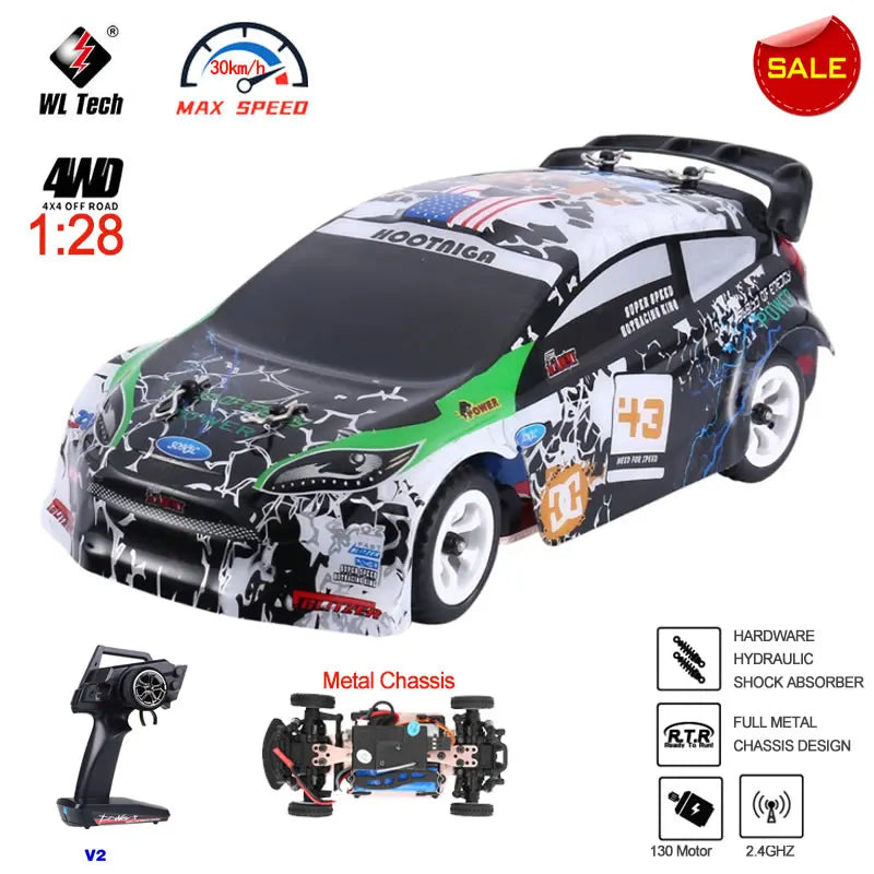 Coche RC Drifting Deportivo PRO 2024-2025 | Competicion 1:43 Mini 4WD | Velocidad y Estilo | Envío Gratis en **FLIPISHOP.COM**.