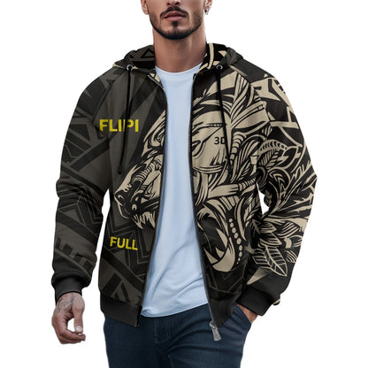 Sudadera Térmica | Capucha y Cremallera para Hombre | Moda **FLIPI FULL 3D** Disfruta - 2025 | Manga Larga, Alta Calidad | Envío Gratis en **FLIPISHOP.COM**