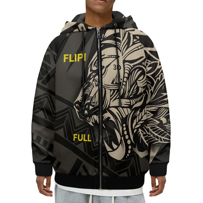 Sudadera Térmica | Capucha y Cremallera para Hombre | Moda **FLIPI FULL 3D** Disfruta - 2025 | Manga Larga, Alta Calidad | Envío Gratis en **FLIPISHOP.COM**