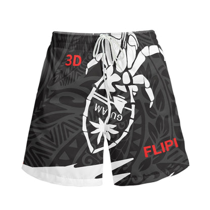 Pantalones de playa Bañadores corto para hombre, Nuevos diseños 3D FLIPI moda 2024 deportiva.Envío 0.00 $.