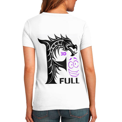 Camiseta Blanca Algodón Personalizadas **FLIPI FULL 3D** | Moda 2025 | Envío Gratis en **FLIPISHOP.COM**