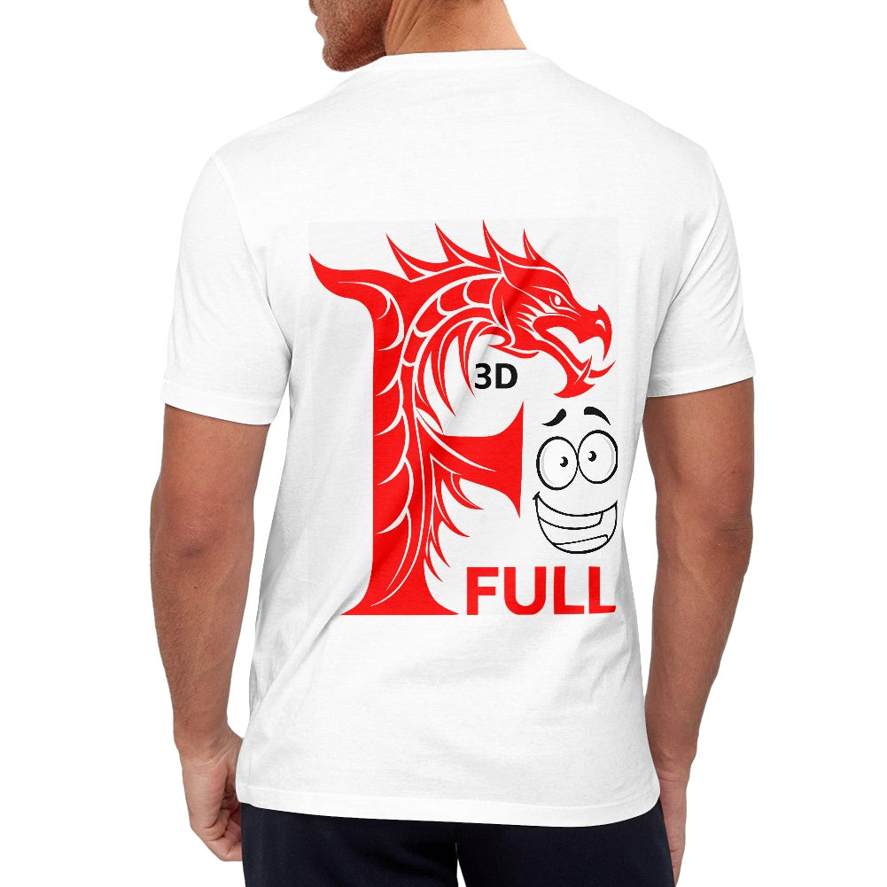 Camiseta Blanca Algodón Personalizadas **FLIPI FULL 3D** | Moda 2025 | Envío Gratis en **FLIPISHOP.COM**