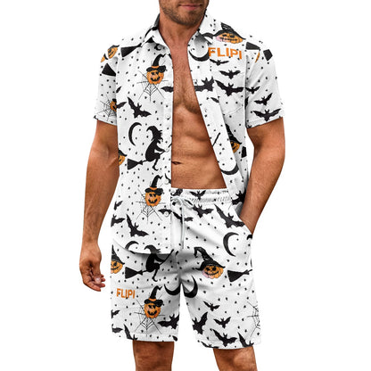 Conjunto Corto de Pijama hombre, Moda 3D FLIPI-2024-Vintage multifuncional para Hombre, comodidad en el hogar-Envío 0,00 $