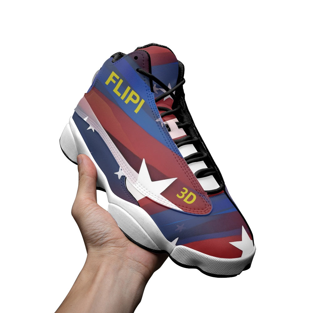 Botas de Baloncesto AJ13 de Cuero Caña Alta **FLIPI FULL 3D** | Moda 2025 | Envío Gratis en **FLIPISHOP.COM**