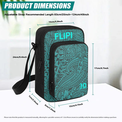 Bolso Bandolera Cuadrado Pequeño **FLIPI FULL 3D** | Compacto y Elegante Moda - 2025 | Envío Gratis en **FLIPISHOP.COM**