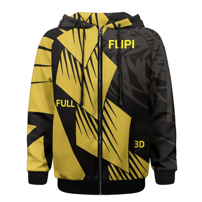 Sudadera Térmica | Capucha y Cremallera para Hombre | Moda **FLIPI FULL 3D** Disfruta - 2025 | Manga Larga, Alta Calidad | Envío Gratis en **FLIPISHOP.COM**