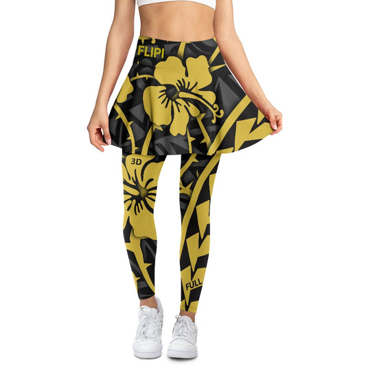 Falda Pantalón de yoga para mujer moda-2024-Otoño, Ropa deportiva nuevos diseños 3D FLIPI . Envíos 0.00 $.