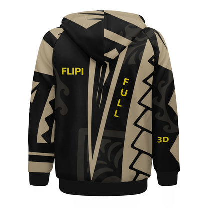 Sudadera Térmica | Capucha y Cremallera para Hombre | Moda **FLIPI FULL 3D** Disfruta - 2025 | Manga Larga, Alta Calidad | Envío Gratis en **FLIPISHOP.COM**