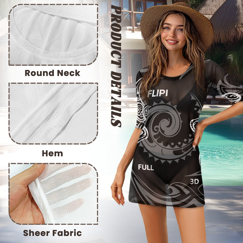 Pareos de Playa para Mujer | Marca **FLIPI FULL 3D**| Comodidad y Estilo en Tela de Alta Calidad | Envíos Gratis en **FLIPISHOP.COM**