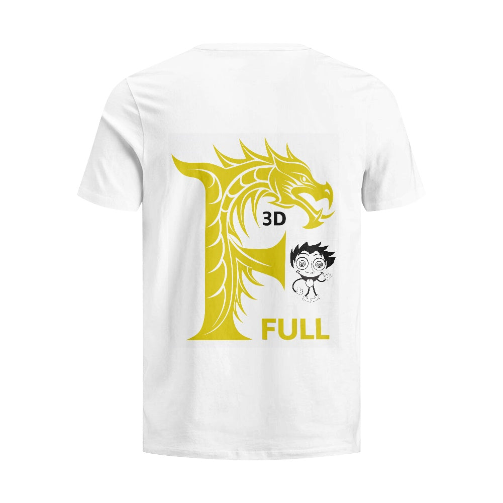 Camiseta Blanca Algodón Personalizadas **FLIPI FULL 3D** | Moda 2025 | Envío Gratis en **FLIPISHOP.COM**