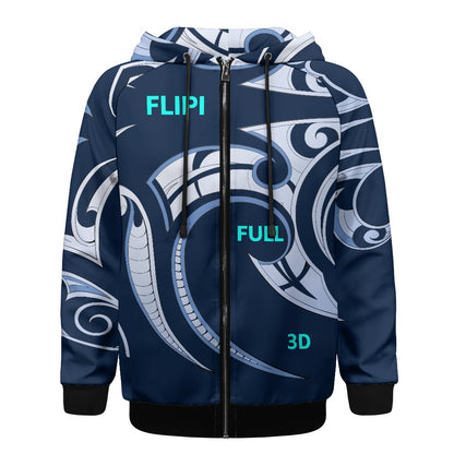 Sudadera Térmica | Capucha y Cremallera para Hombre | Moda **FLIPI FULL 3D** Disfruta - 2025 | Manga Larga, Alta Calidad | Envío Gratis en **FLIPISHOP.COM**