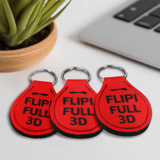 Paquete de 3 Llaveros Personalizados **FLIPI FULL 3D** | Diseño Exclusivo y Divertido | Envío Gratis en **FLIPISHOP.COM**