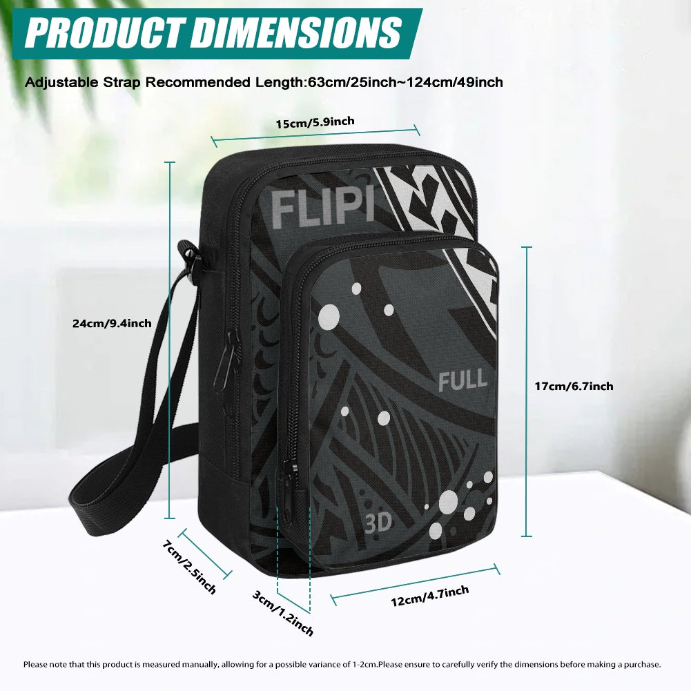 Bolso Bandolera Cuadrado Pequeño **FLIPI FULL 3D** | Compacto y Elegante Moda - 2025 | Envío Gratis en **FLIPISHOP.COM**