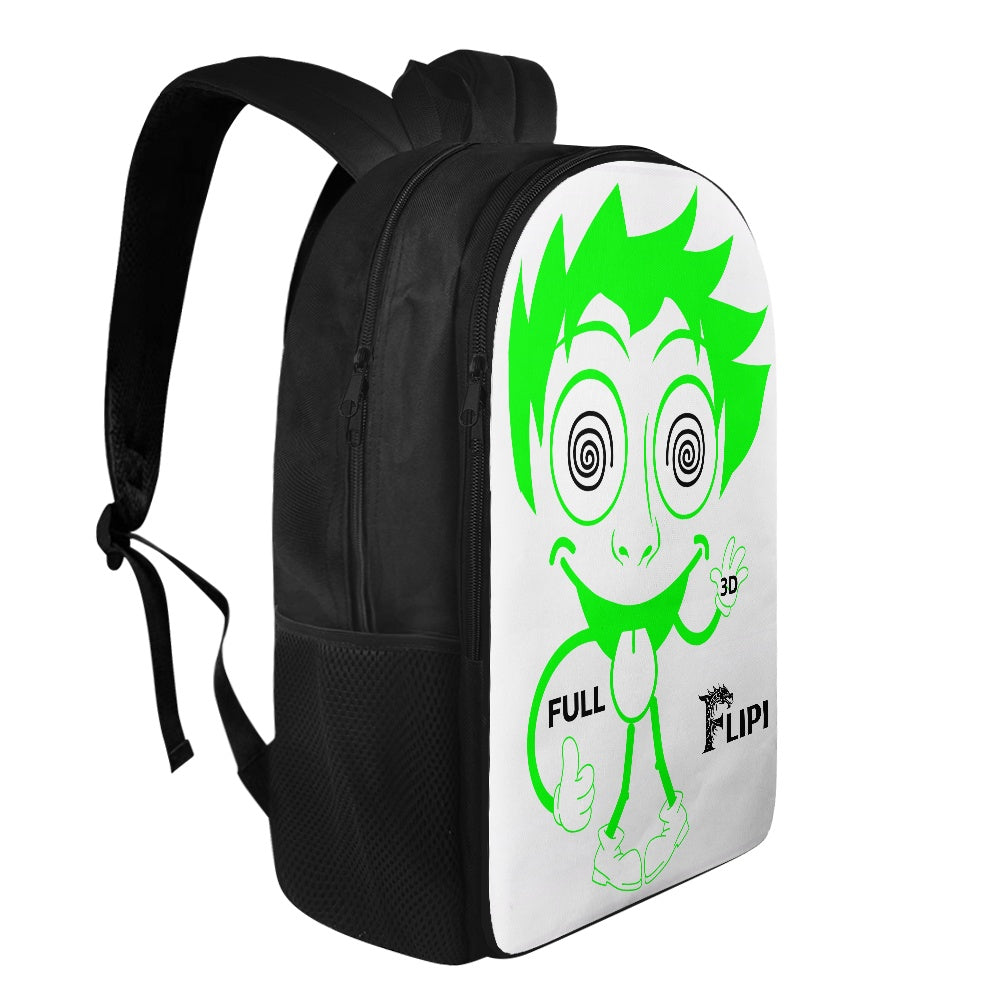 Mochila Escolar - Moda - 2025 **FLIPI FULL 3D** | Universitaria Duradera de Poliéster 600D | Ideal para Ocio y Deportes al Aire Libre | Envío Gratis en **FLIPISHOP.COM**