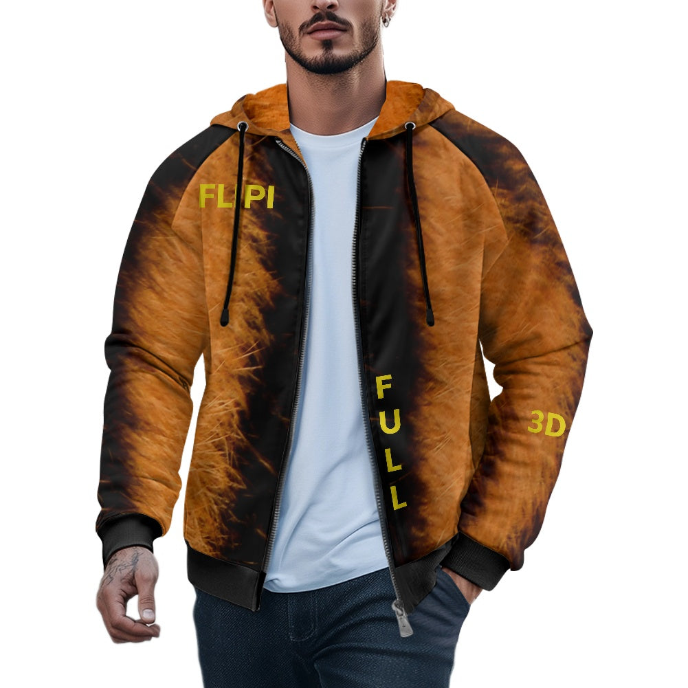 Sudadera Térmica | Capucha y Cremallera para Hombre | Moda **FLIPI FULL 3D** Disfruta - 2025 | Manga Larga, Alta Calidad | Envío Gratis en **FLIPISHOP.COM**