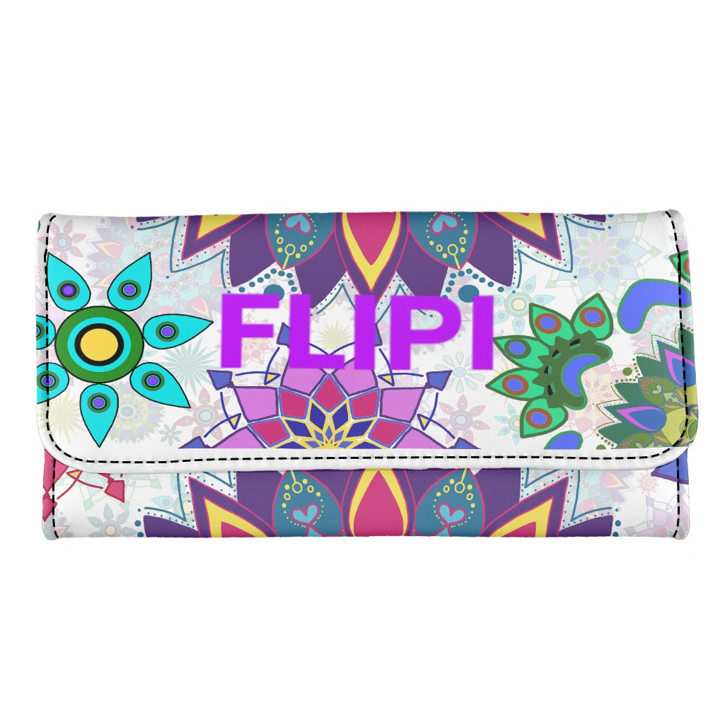 Cartera Plegable Larga de Cuero | Moda Mujer - 2025- **FLIPI FULL 3D** | Elegante y Práctica | 13 Ranuras para Tarjetas | Envío Gratis en **FLIPISHOP.COM**