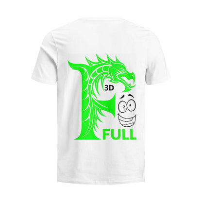 Camiseta Blanca Algodón Personalizadas **FLIPI FULL 3D** | Moda 2025 | Envío Gratis en **FLIPISHOP.COM**