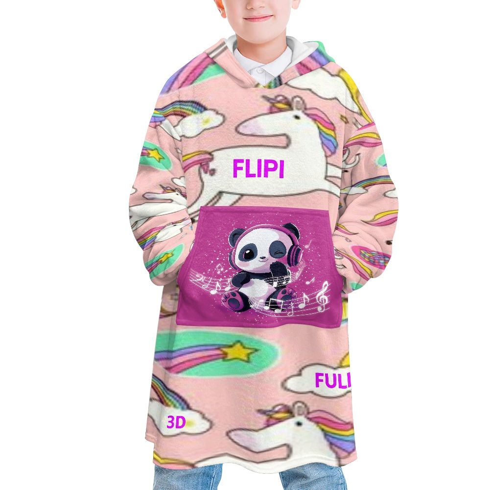 Sudadera con Capucha | Manta para Niños | Moda Cálida **FLIPI FULL 3D** 2025 | Envíos Gratis en **FLIPISHOP.COM**