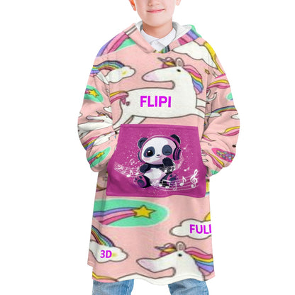 Sudadera con Capucha | Manta para Niños | Moda Cálida **FLIPI FULL 3D** 2025 | Envíos Gratis en **FLIPISHOP.COM**