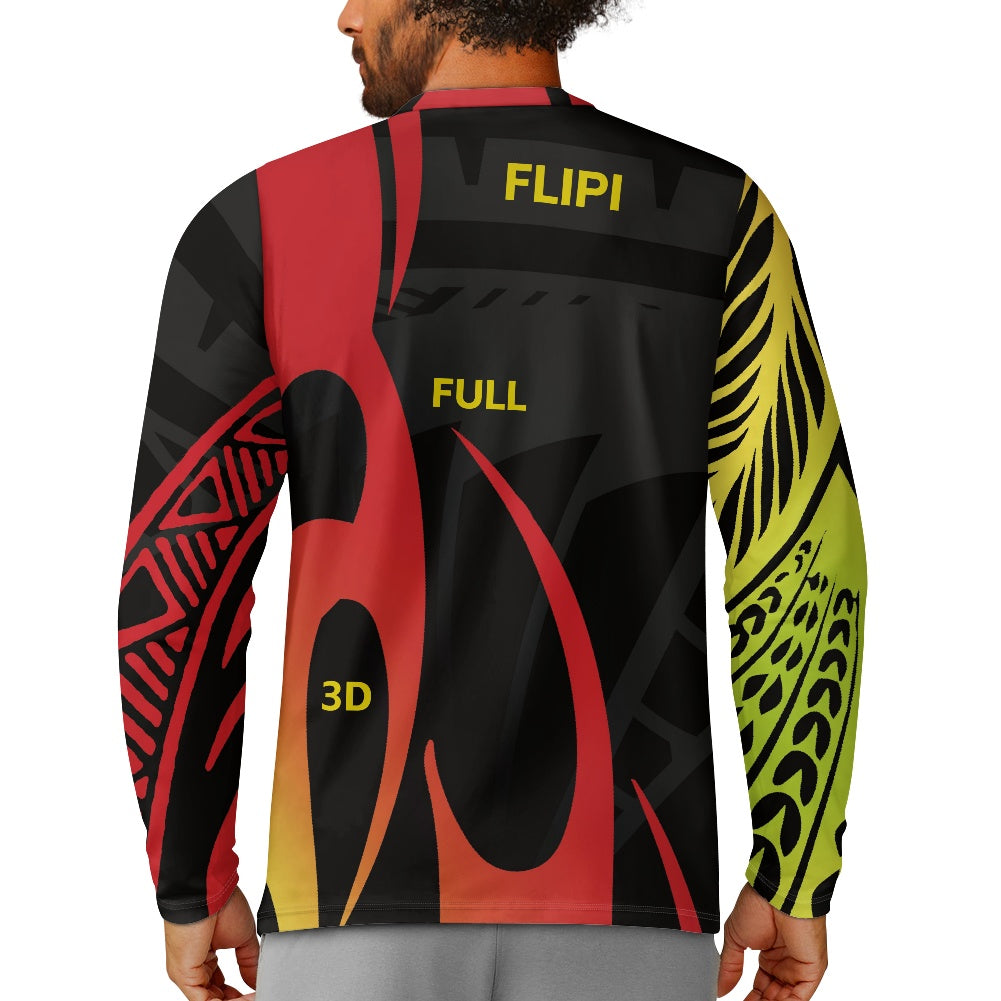 Camiseta Térmica Manga Larga Hombre **FLIPI FULL 3D** | Diseño Moderno - 2025 - Alta Calidad | Envío Gratis en **FLIPISHOP.COM**