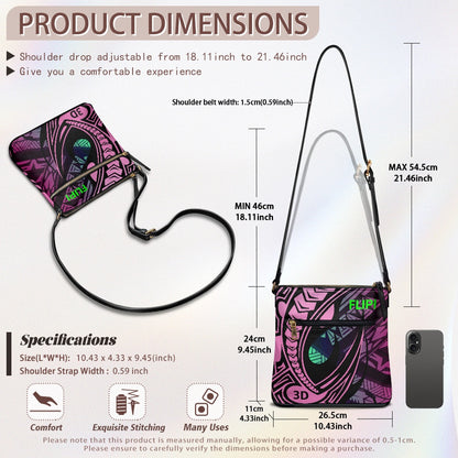 Bolso Bandolera de Piel para Mujer **FLIPI FULL 3D** | Moda 2025 | Envío Gratis en **FLIPISHOP.COM**