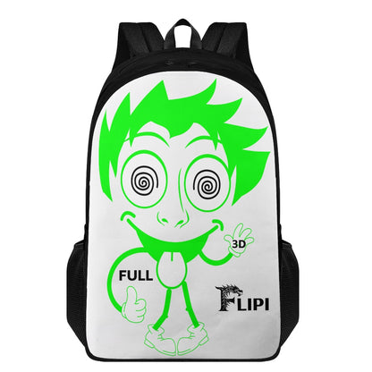 Mochila Escolar - Moda - 2025 **FLIPI FULL 3D** | Universitaria Duradera de Poliéster 600D | Ideal para Ocio y Deportes al Aire Libre | Envío Gratis en **FLIPISHOP.COM**