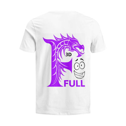 Camiseta Blanca Algodón Personalizadas **FLIPI FULL 3D** | Moda 2025 | Envío Gratis en **FLIPISHOP.COM**