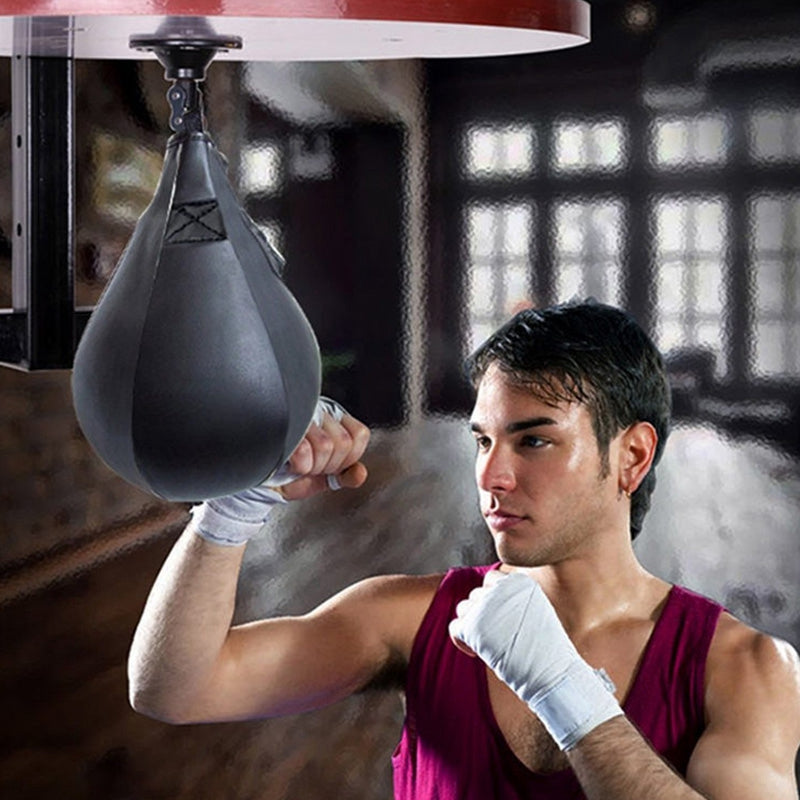 Equipo deportivo, Sacos de arena profesionales, saco de boxeo, saco de velocidad, pelota de entrenamiento, accesorio para fitness, boxeo, color negro, Envío 0.00 $.