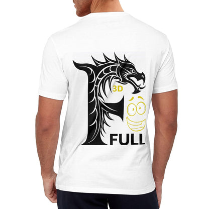 Camiseta Blanca Algodón Personalizadas **FLIPI FULL 3D** | Moda 2025 | Envío Gratis en **FLIPISHOP.COM**