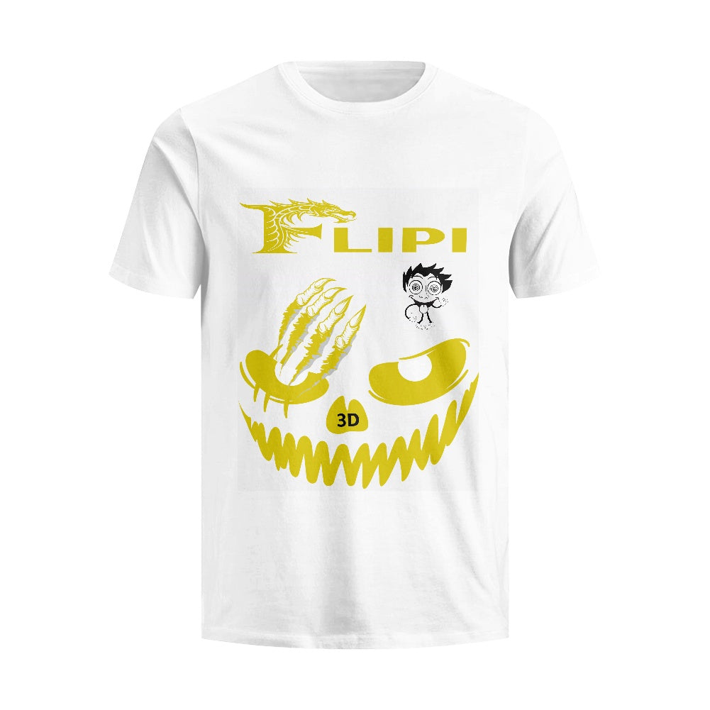 Camiseta Blanca Algodón Personalizadas **FLIPI FULL 3D** | Moda 2025 | Envío Gratis en **FLIPISHOP.COM**