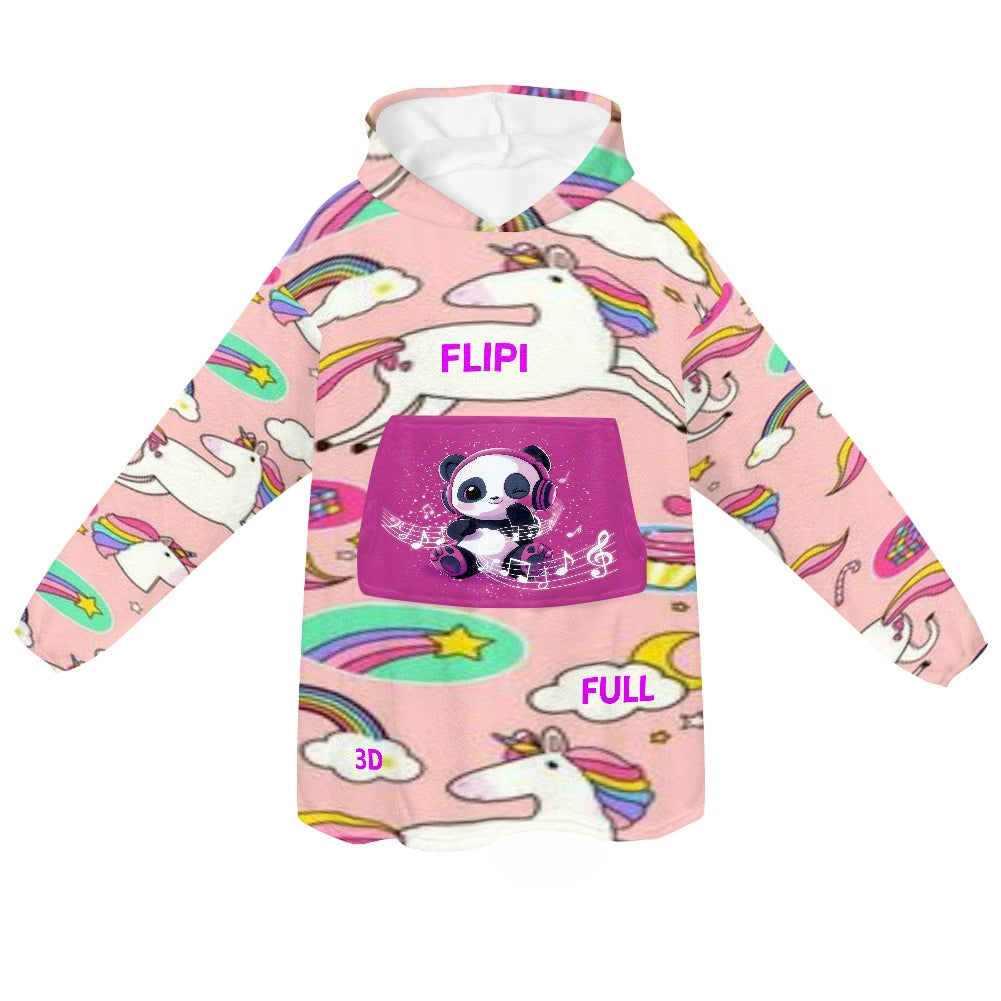 Sudadera con Capucha | Manta para Niños | Moda Cálida **FLIPI FULL 3D** 2025 | Envíos Gratis en **FLIPISHOP.COM**