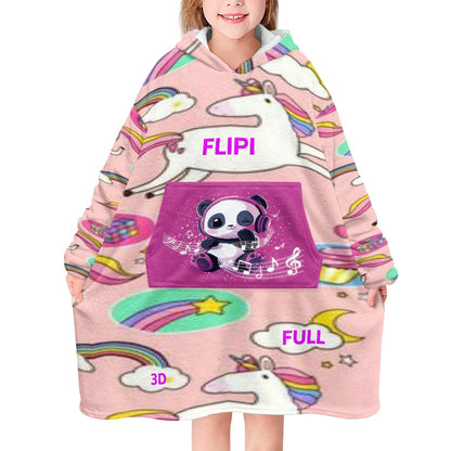 Sudadera con Capucha | Manta para Niños | Moda Cálida **FLIPI FULL 3D** 2025 | Envíos Gratis en **FLIPISHOP.COM**