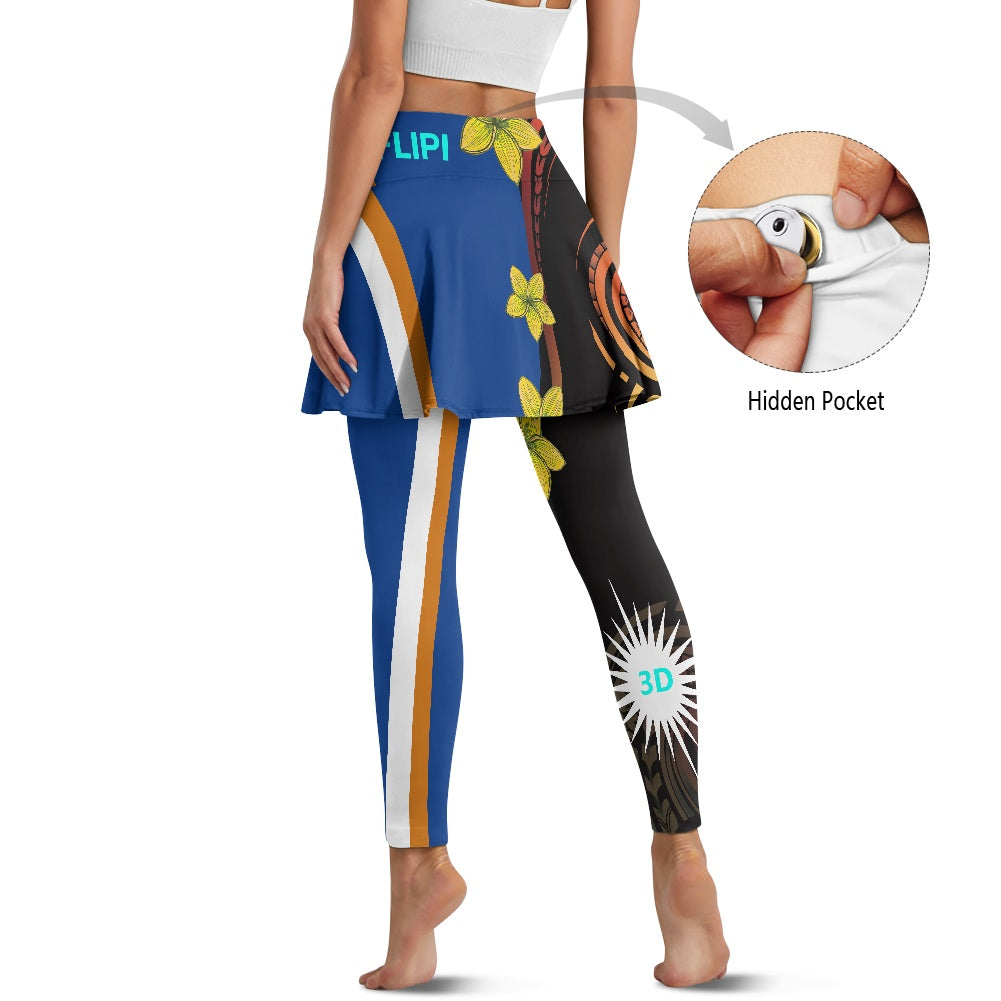 Falda Pantalón de Yoga para Mujer | Moda 2025 - Nuevos Diseños **FLIPI FULL 3D** | Envío Gratis**FLIPISHOP.COM**