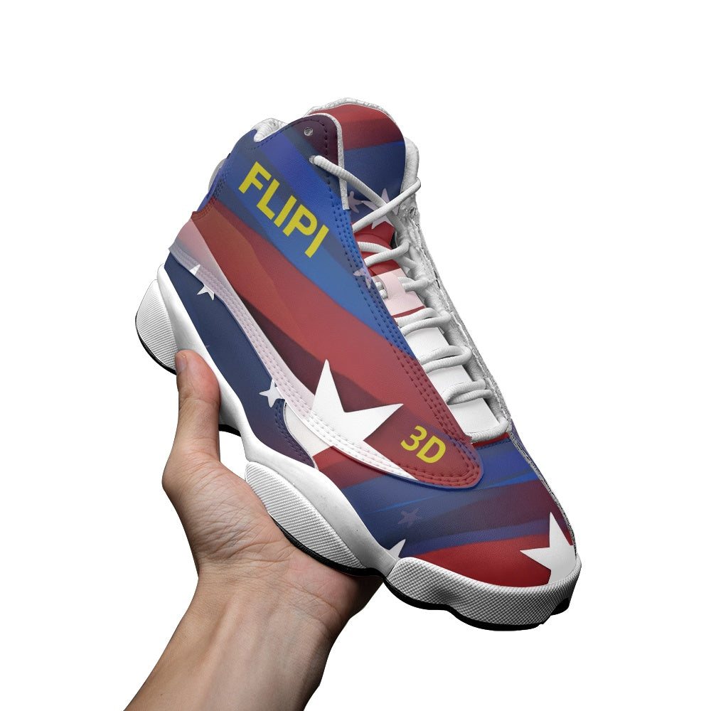 Botas de Baloncesto AJ13 de Cuero Caña Alta **FLIPI FULL 3D** | Moda 2025 | Envío Gratis en **FLIPISHOP.COM**