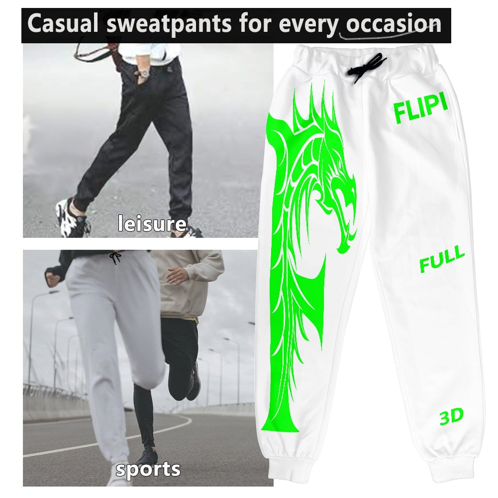 Pantalones Deportivos Chándal Térmico Unisex **FLIPI FULL 3D** | Moda Versátil - 2025 | Comodidad y Estilo para el Uso Diario | Envío Gratis **FLIPISHOP.COM**