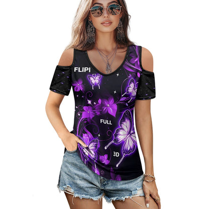 Camiseta de Manga Corta con Hombros Descubiertos | Moda Deportiva **FLIPI FULL 3D** 2025 | Envíos Gratis en **FLIPISHOP.COM**