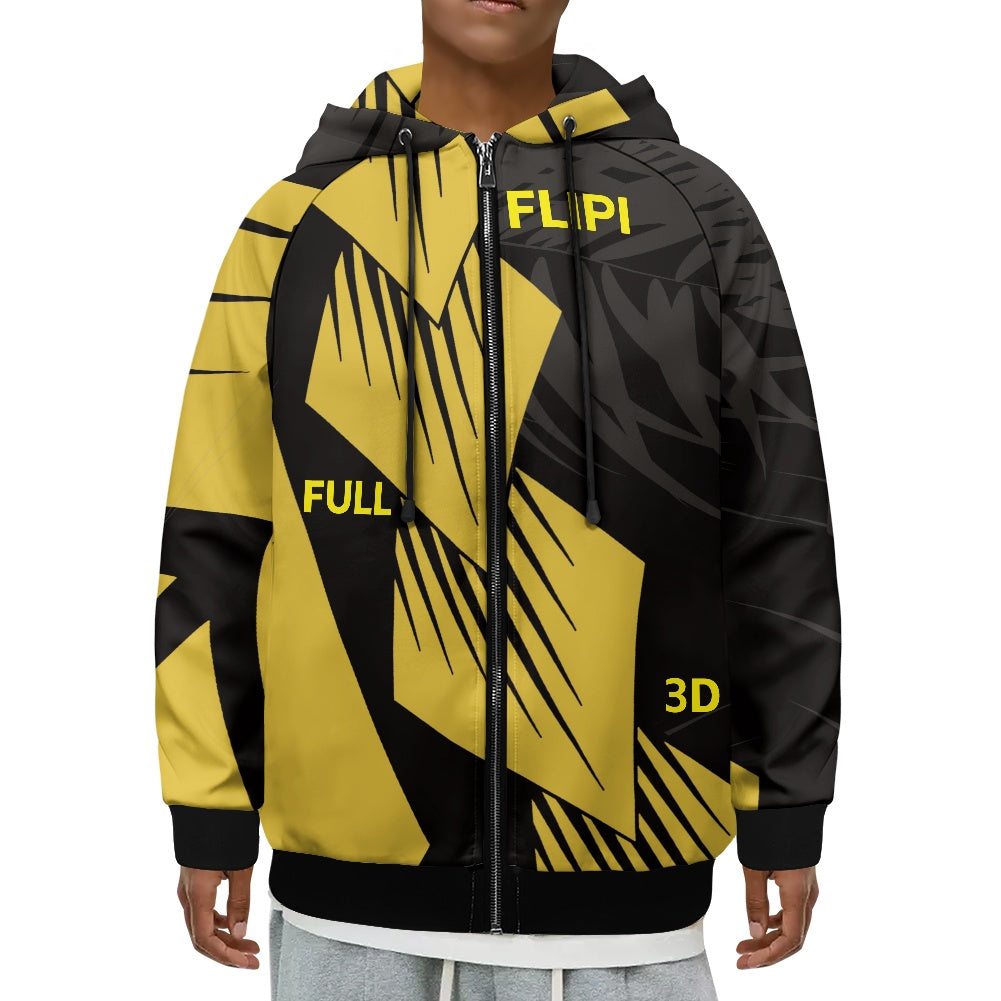 Sudadera Térmica | Capucha y Cremallera para Hombre | Moda **FLIPI FULL 3D** Disfruta - 2025 | Manga Larga, Alta Calidad | Envío Gratis en **FLIPISHOP.COM**