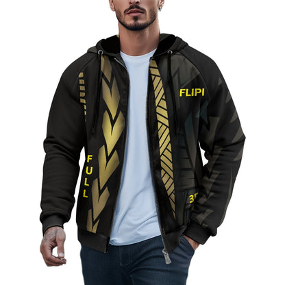 Sudadera Térmica | Capucha y Cremallera para Hombre | Moda **FLIPI FULL 3D** Disfruta - 2025 | Manga Larga, Alta Calidad | Envío Gratis en **FLIPISHOP.COM**