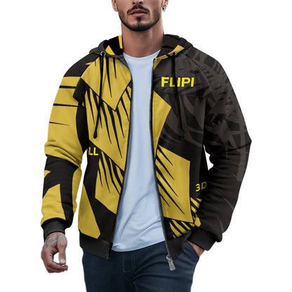 Sudadera Térmica | Capucha y Cremallera para Hombre | Moda **FLIPI FULL 3D** Disfruta - 2025 | Manga Larga, Alta Calidad | Envío Gratis en **FLIPISHOP.COM**