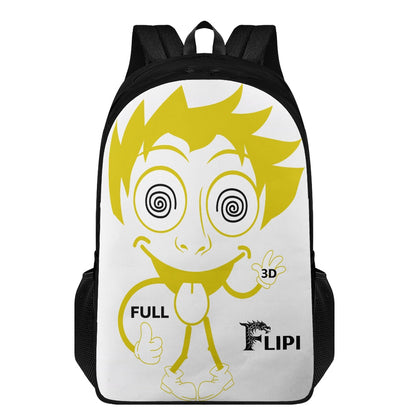 Mochila Escolar - Moda - 2025 **FLIPI FULL 3D** | Universitaria Duradera de Poliéster 600D | Ideal para Ocio y Deportes al Aire Libre | Envío Gratis en **FLIPISHOP.COM**