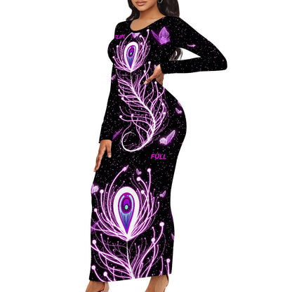 Vestido de Mujer de Manga Larga Ajustado| Marca **FLIPI FULL 3D** Moda - 2025 | Envíos Gratis en **FLIPISHOP.COM**