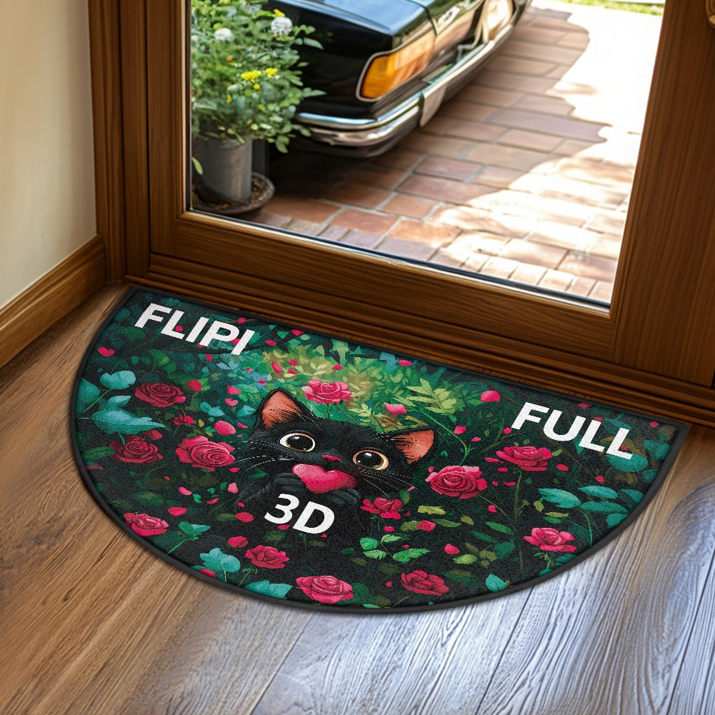 Alfombra Semicircular para el Hogar **FLIPI FULL 3D** | Estilo y Funcionalidad | Envío Gratis en **FLIPISHOP.COM**